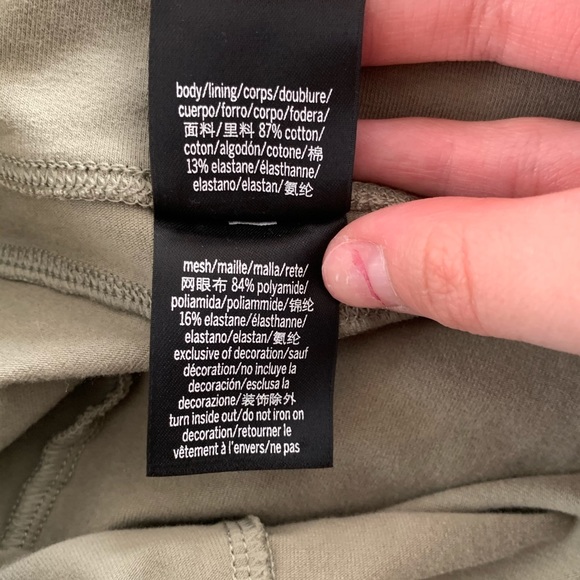 Pink VS Yoga army green leggings size L - Picture 8 of 8